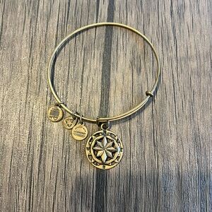 Alex and Ani Bronze/Gold color Compass Braclet